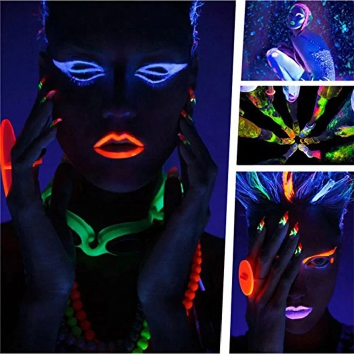 Üreticiniz 6’lı Neon Boya – Uv Işıkta Parlayan Makyaj Seti