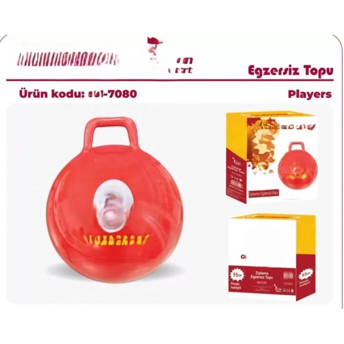 Üreticiniz 7080 Sarı Kırmızı Zıp Zıp Top