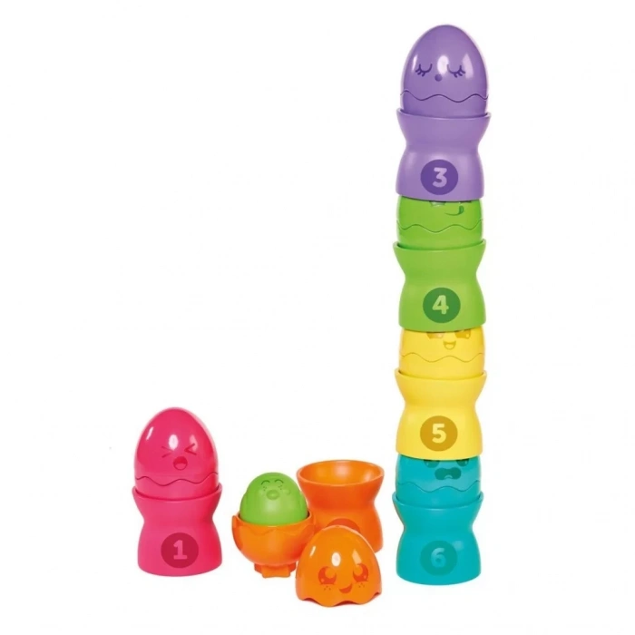 Üreticiniz 73083 Tomy - Saklambaçlı Yumurta Kule Seti 6-36 Ay
