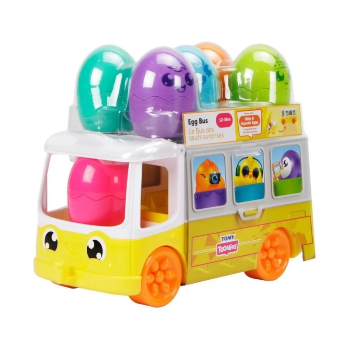 Üreticiniz 73098 Tomy - Yumurta Otobüsü 12-36 Ay