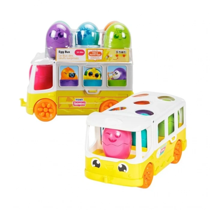 Üreticiniz 73098 Tomy - Yumurta Otobüsü 12-36 Ay