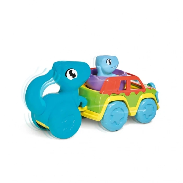 Üreticiniz 73251 Tomy -  Dino Ve Renkli Araç +12 Ay