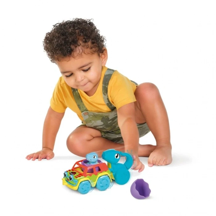 Üreticiniz 73251 Tomy -  Dino Ve Renkli Araç +12 Ay
