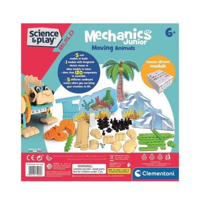 Üreticiniz 75060tr Mechanics Junior Hareketli Hayvanlar- Mekanik Lab. /bilimveoyun +8 Yaş