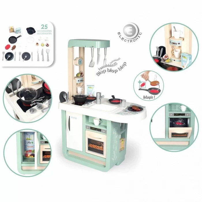 Üreticiniz 7600310914 Smoby Cherry Kitchen Mutfak Oyun Seti