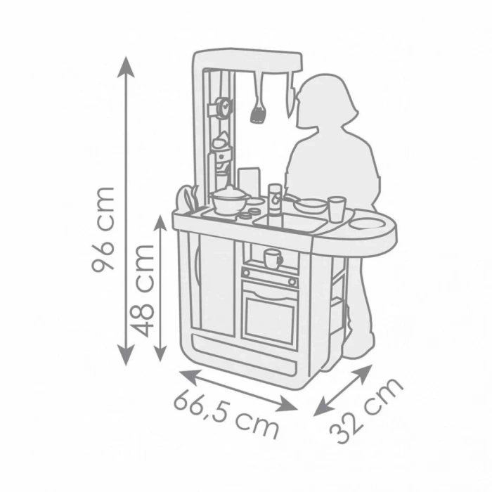 Üreticiniz 7600310914 Smoby Cherry Kitchen Mutfak Oyun Seti
