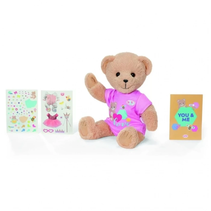 Üreticiniz 837139 Baby Born Ayıcık - Pembe 36 Cm