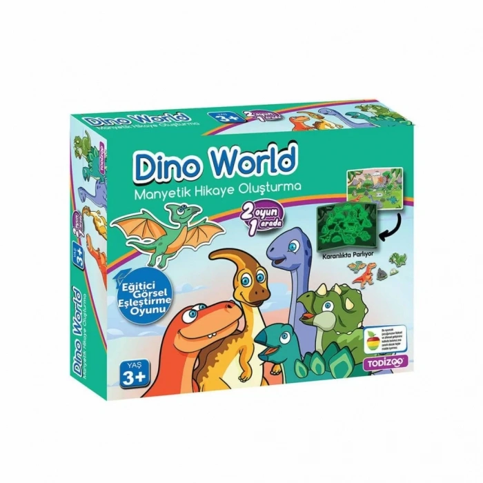 Üreticiniz 83915 Dıno World Manyetik Hikaye Oluşturma