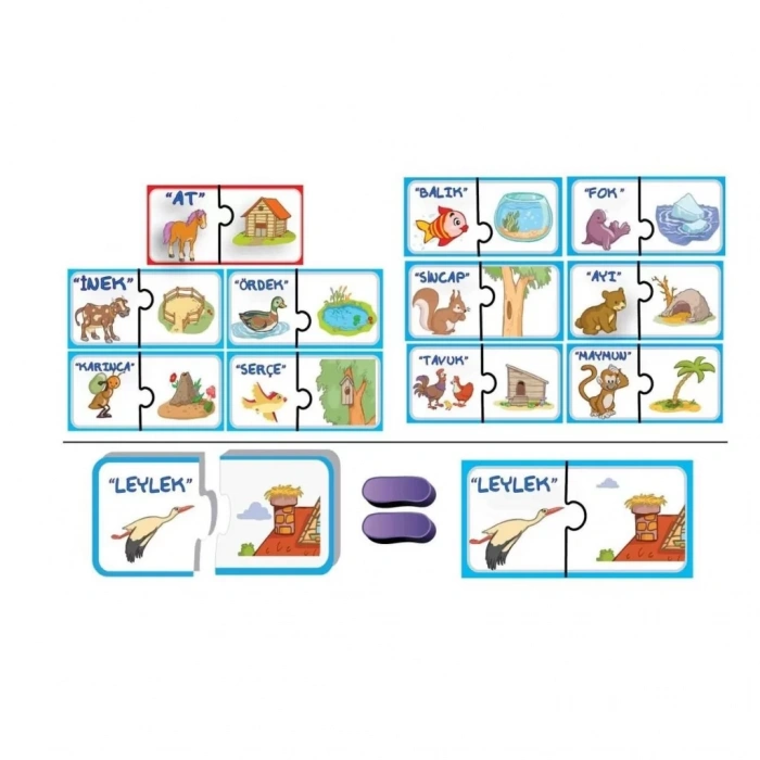 Üreticiniz 8513 2 Li Kimin Yuvası Puzzle  Kutulu