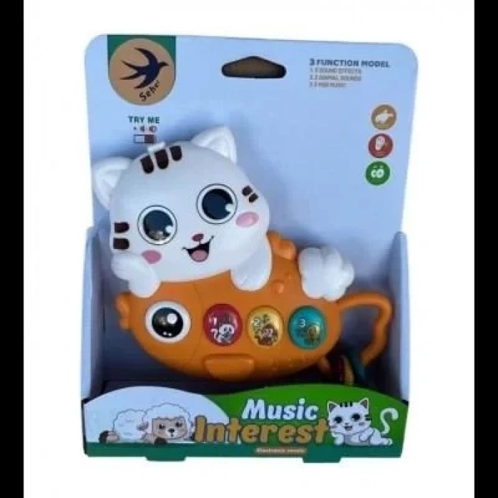 Üreticiniz 855-202d Pilli Müzikli Kedi -zrv
