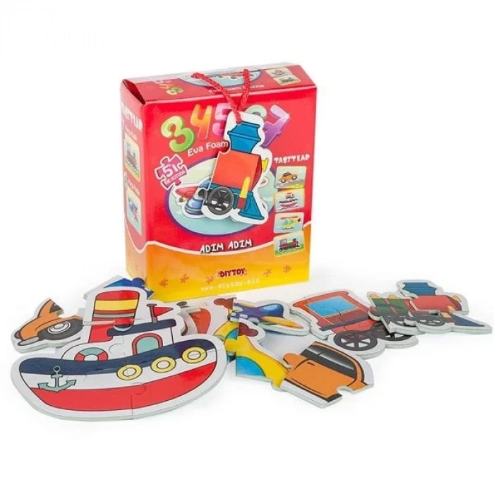 Üreticiniz 8742 Kut.puzzle Taşıtlar 3 4 5 6 7
