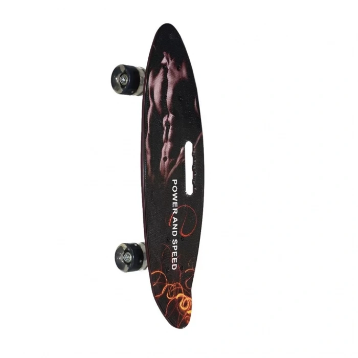 Üreticiniz 885 Desenli Orta Boy Işıklı Kaykay 60 Cm