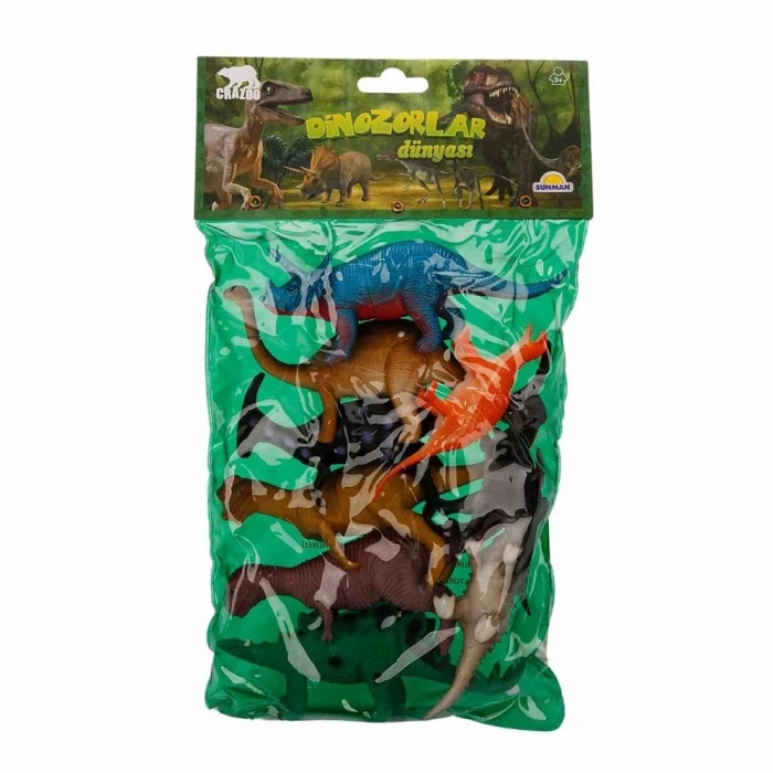 Üreticiniz 9 Lu Dinozor Figür Seti 12-20 Cm