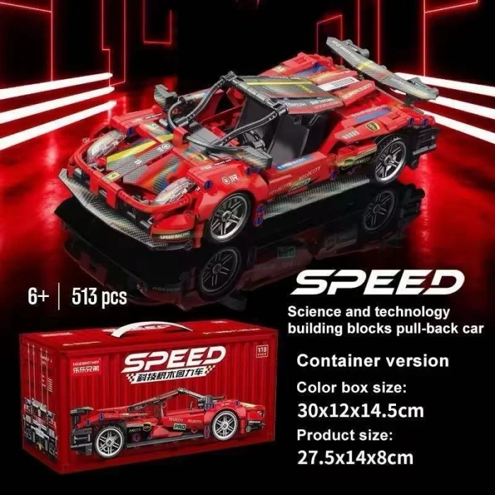 Üreticiniz 9055-7  Toyse Toys Bricks Speed Kırmızı -ekn
