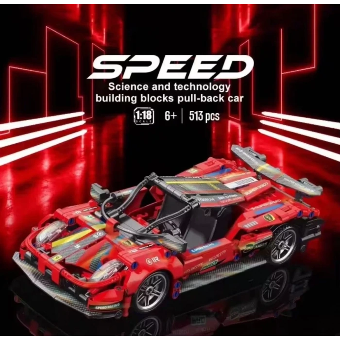 Üreticiniz 9055-7  Toyse Toys Bricks Speed Kırmızı -ekn