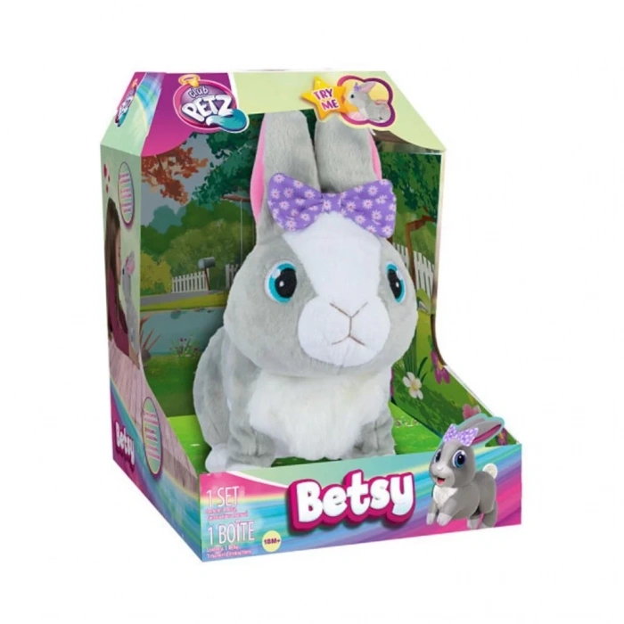 Üreticiniz 9586 Sesli Ve Hareketli Peluş Tavşan Betsy -nessiworld