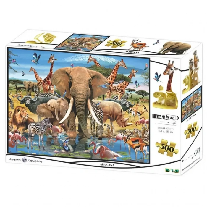 Üreticiniz Afrika 500 Parça Yetişkin Puzzle