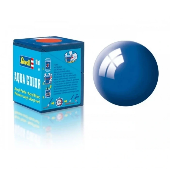 Üreticiniz Aqua Color Blue - Gloss Boya - 18 Ml