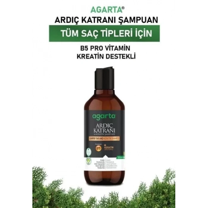 Üreticiniz   ardıç Katranı & Keratin Şampuanı 400ml