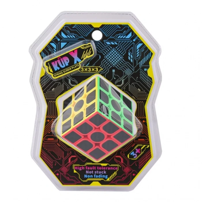 Üreticiniz At003 Blister Zeka Küp 3x3x3 -kidmar Oyuncak