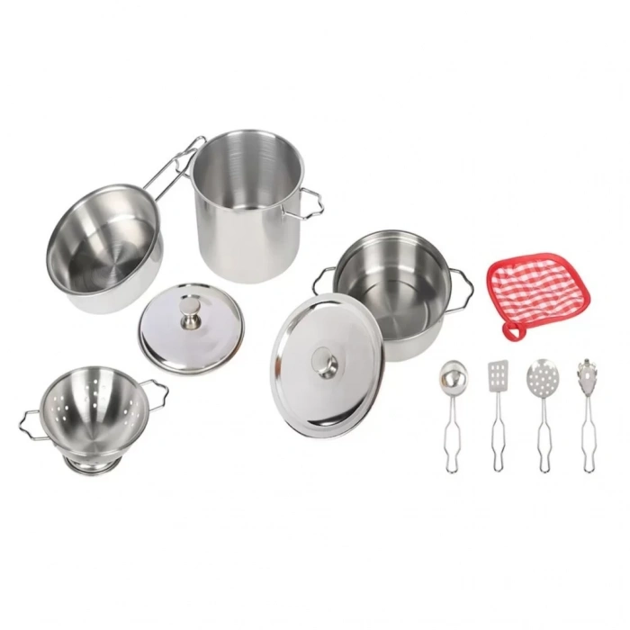 Üreticiniz Atf-3815-1a 11 Parça Çelik Tencere Tava Set