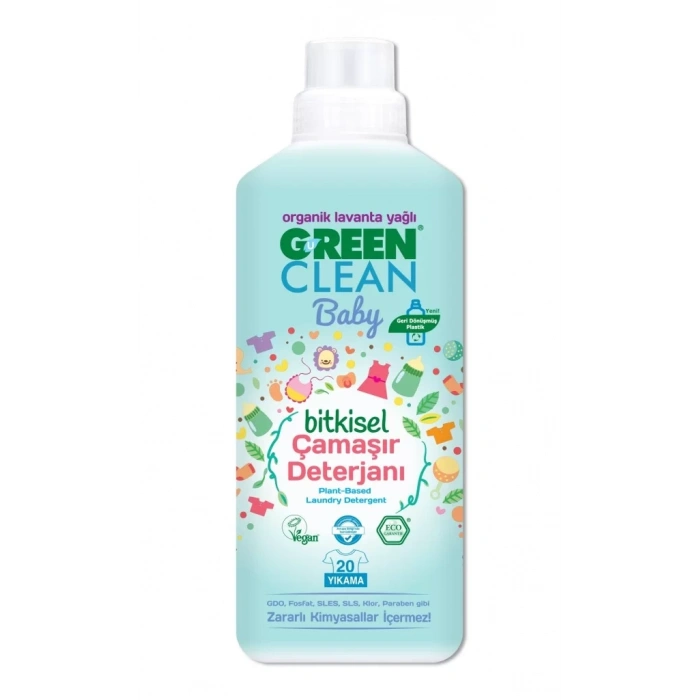 Üreticiniz Baby Bitkisel Çamaşır Deterjanı 1000 Ml (20 Yıkama)
