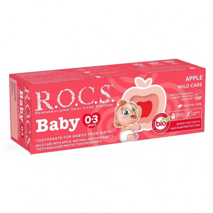 Üreticiniz .baby Diş Macunu 0-3 Yaş 35 Ml Elma