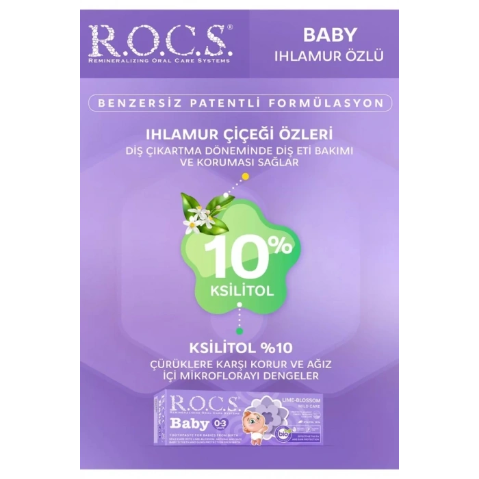 Üreticiniz .baby Diş Macunu 0-3 Yaş 35 Ml Ihlamur