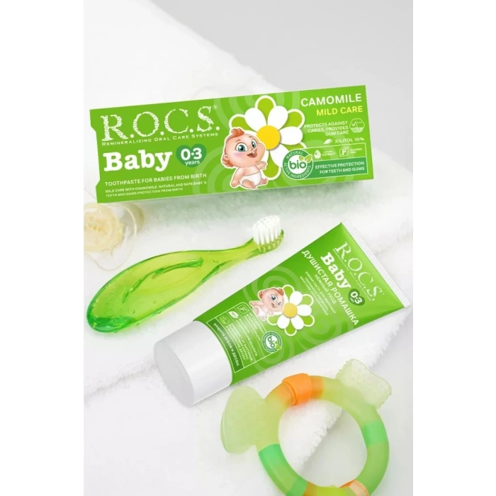 Üreticiniz .baby Diş Macunu 0-3 Yaş 35 Ml Papatya