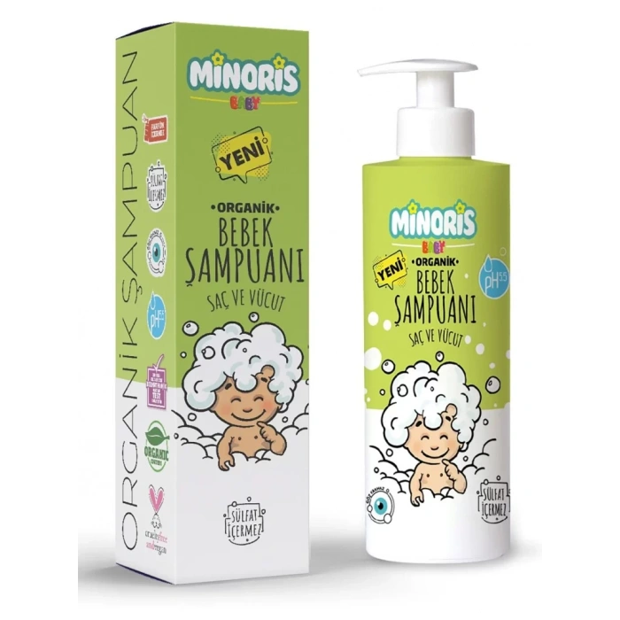 Üreticiniz Baby Organik Bebek Saç Ve Vücut Şampuanı 400 Ml