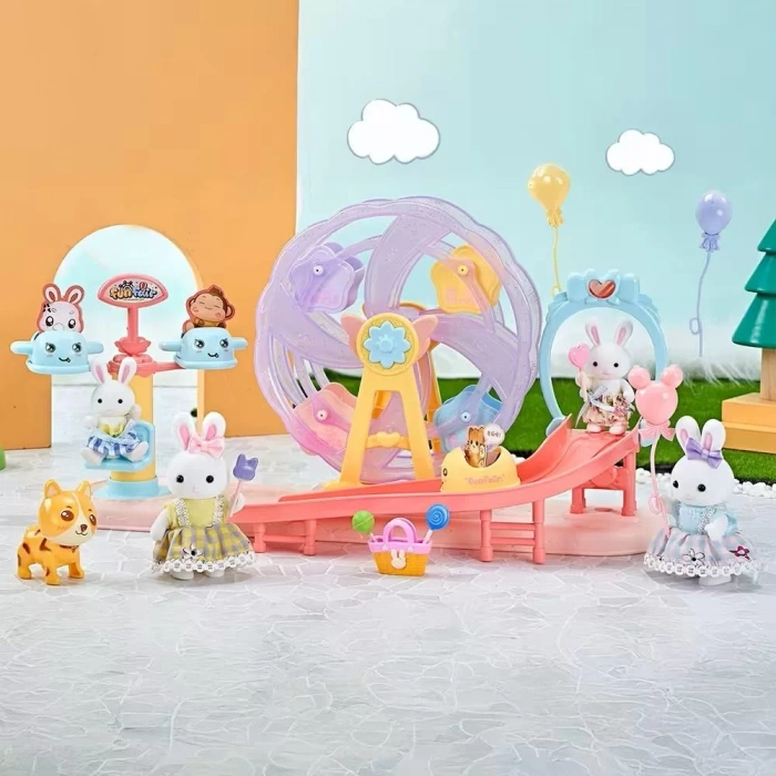 Üreticiniz Bay Dreamy Mini Tavşan Eğlen. Dönme Tekerlek-mga