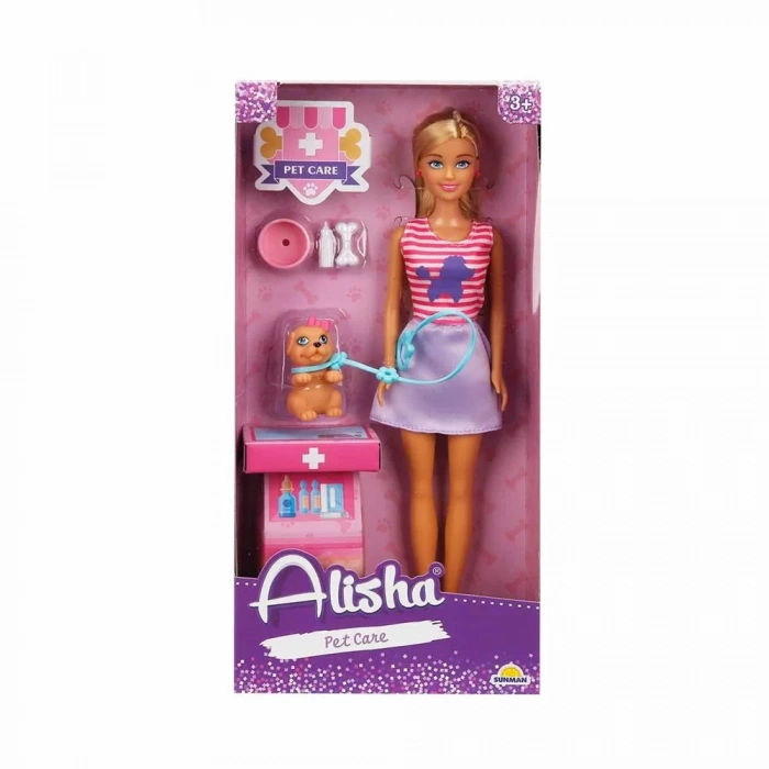 Üreticiniz Bebek Set Alisha Veteriner Aksesuarlı ( 1 Adet Fiyatıdır )