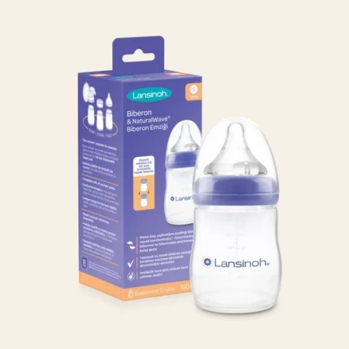 Üreticiniz Biberon Natural Wawe Biberon Emziği 160 Ml