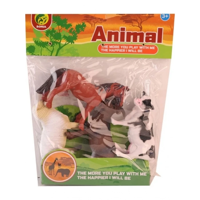 Üreticiniz Bma-14 Pvc Pakette Dörtlü Çiftlik Hayvanları -kid