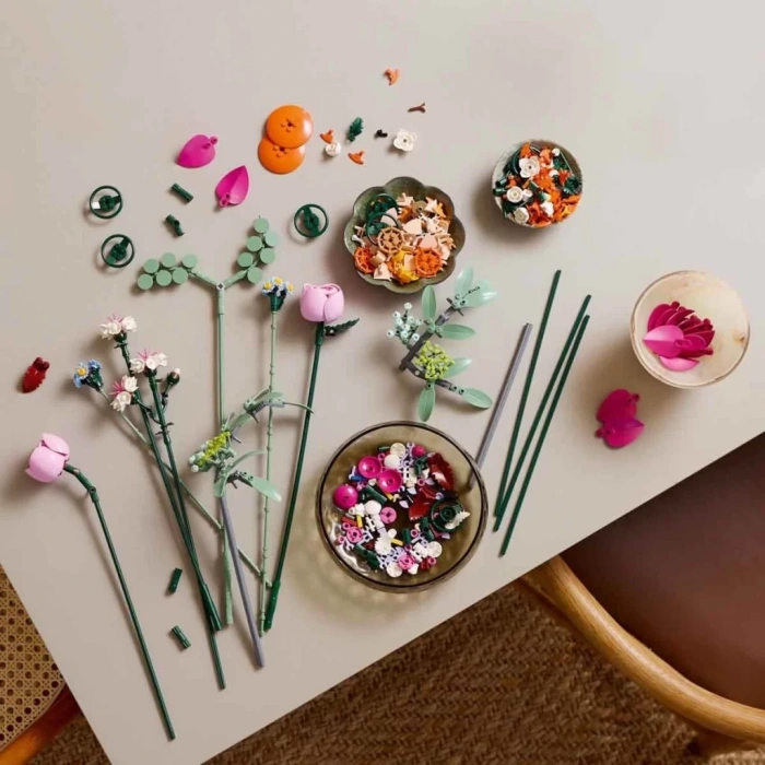 Üreticiniz Botanicals Pembe Çiçek Buketi 10342