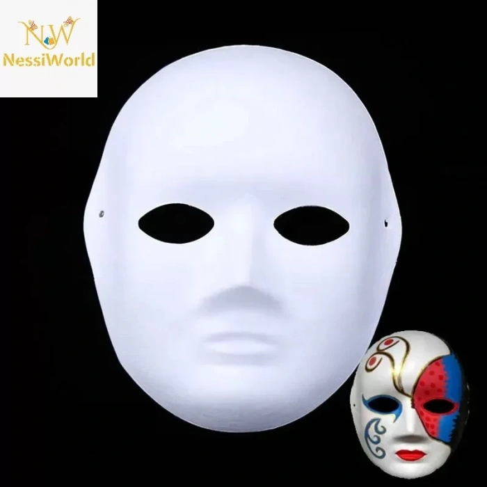 Üreticiniz Boyanabilir Surat Model Maske – Lastikli | Kendin Tasarla