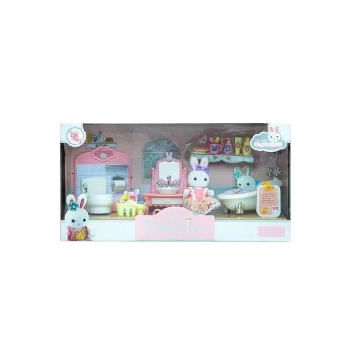 Üreticiniz By Dreamy Mini Tavşan Büyük Banyo Oyun Seti-mga