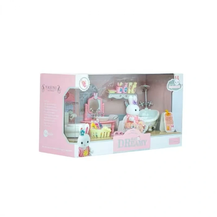 Üreticiniz By Dreamy Mini Tavşan Büyük Banyo Oyun Seti-mga