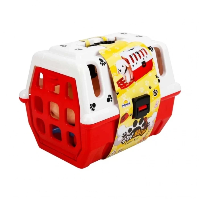 Üreticiniz Çantalı Peluş Köpek Kuaför Seti