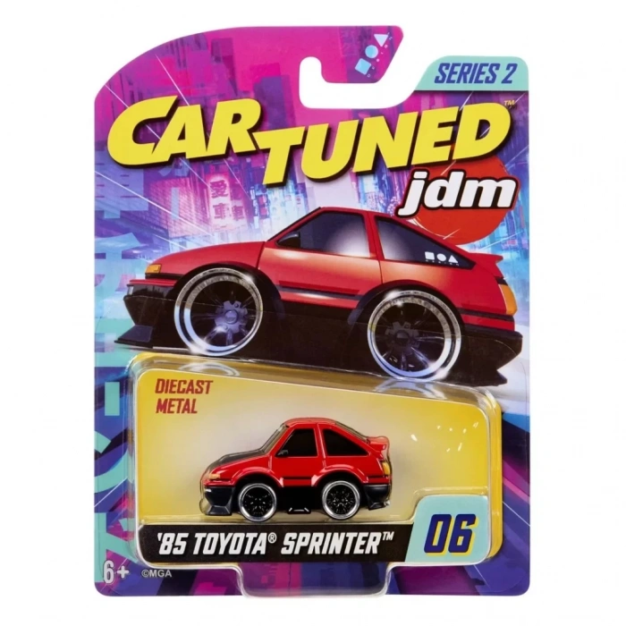 Üreticiniz Cartuned Jdm Seri 2 1985-87 Sprinter Trueno Gt-apex Ae86 - Siyah Kırmızı Araba