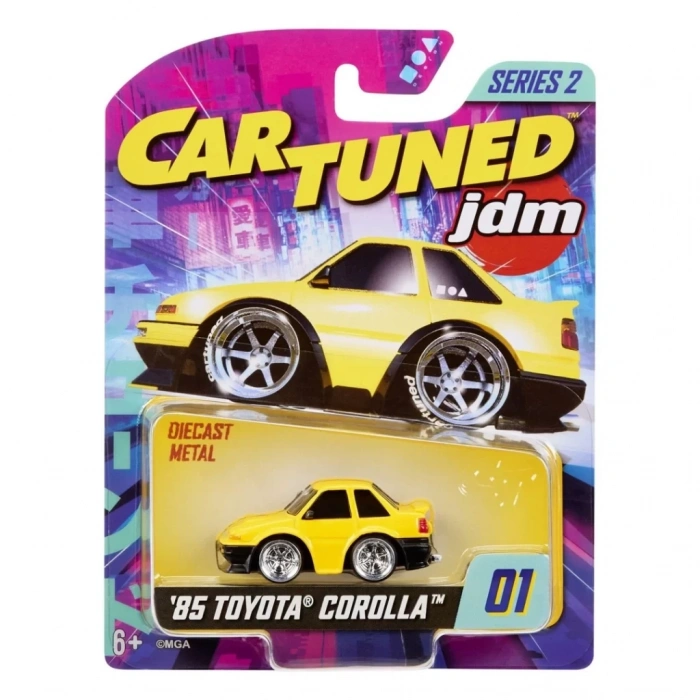 Üreticiniz Cartuned Jdm Seri 2 1985 Toyota Corolla Ae86 - Sarı Coupe Araba