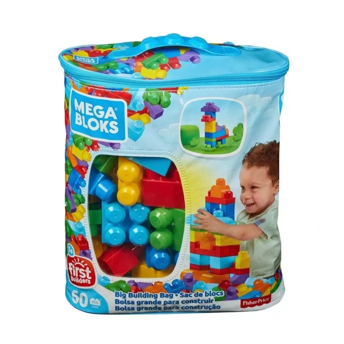 Üreticiniz Cyp67 Mega Bloks® 60 Parçalı Blok Torbaları 2 Asorti - Mavi - Pembe +1 Yaş
