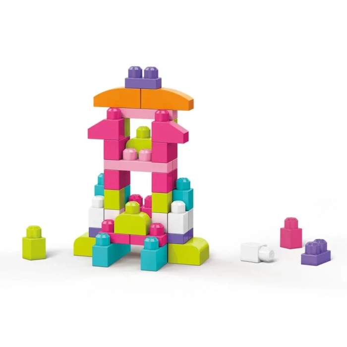 Üreticiniz Cyp67 Mega Bloks® 60 Parçalı Blok Torbaları 2 Asorti - Mavi - Pembe +1 Yaş