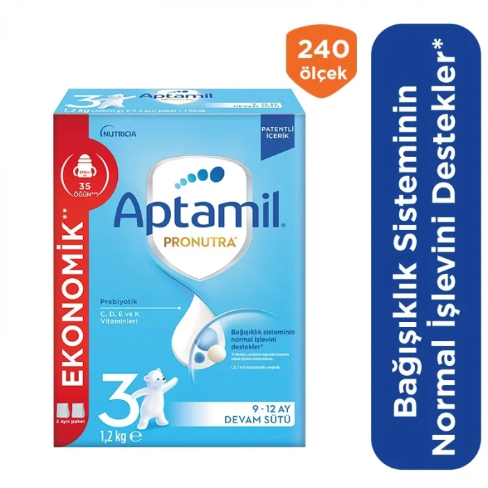 Üreticiniz Devam Sütü Maması No3 9-12 Ay 1200 Gr