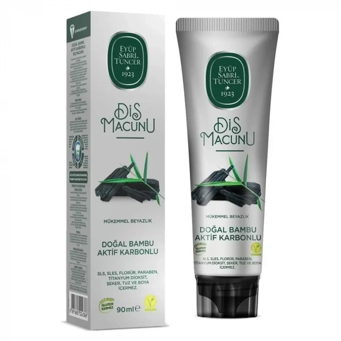 Üreticiniz Doğal Bambu Karbonlu Diş Macunu 90 Gr