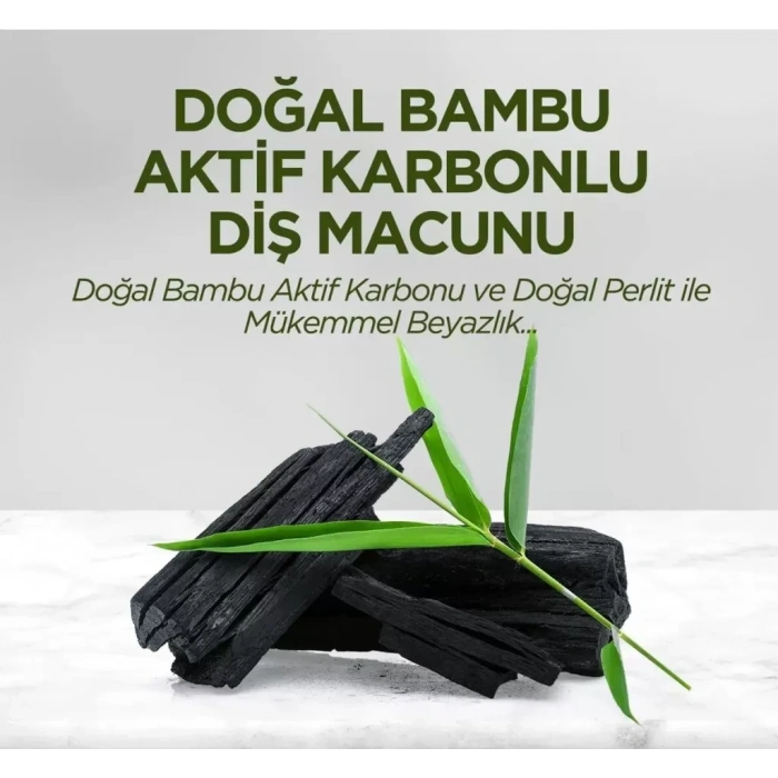 Üreticiniz Doğal Bambu Karbonlu Diş Macunu 90 Gr