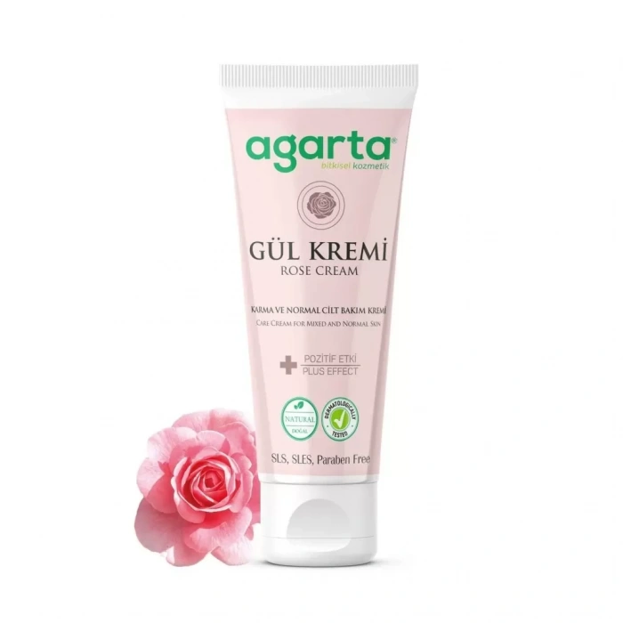 Üreticiniz Doğal Cilt Bakım Kremi 75 Ml Gül