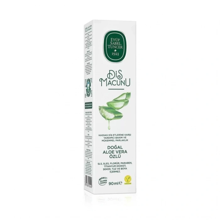 Üreticiniz Doğal Diş Macunu 90 Gr Aloe Vera