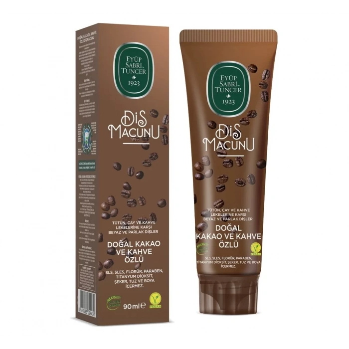 Üreticiniz Doğal Diş Macunu 90 Gr Kakao & Kahve Özlü