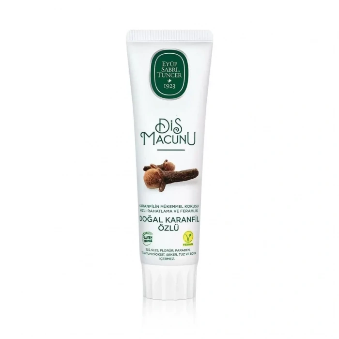 Üreticiniz Doğal Diş Macunu 90 Gr Karanfil